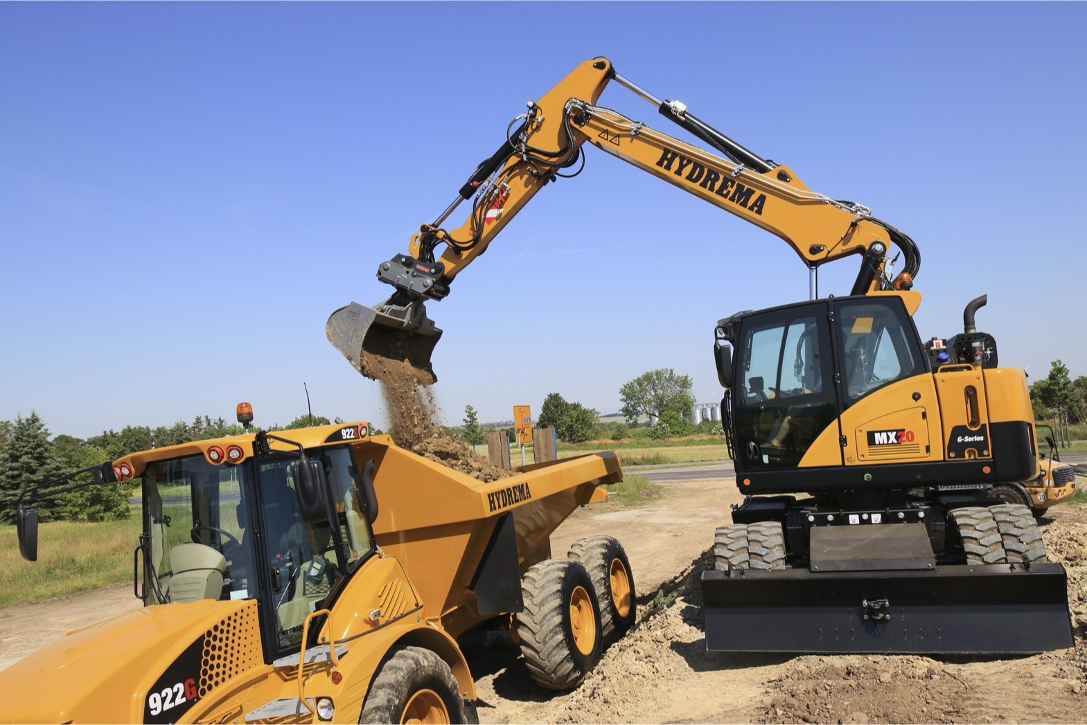 Nuevas excavadoras de ruedas Serie G de Hydrema